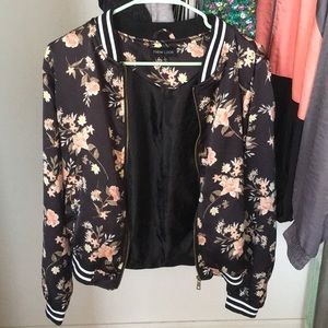 Floral Bomber Jacket. L
